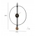 Ring & Stripes Metal Wall Clock